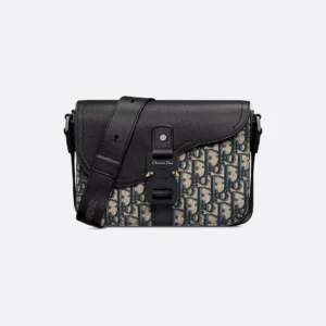 Christian Dior Small Saddle Messenger Bag with Flap