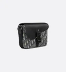 Christian Dior Small Saddle Messenger Bag with Flap