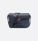 Christian Dior Small Saddle Messenger Bag with Flap