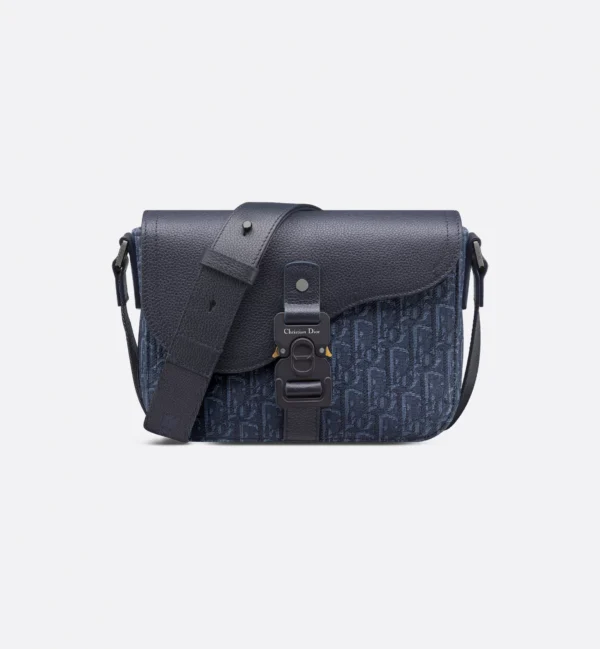 Christian Dior Small Saddle Messenger Bag with Flap