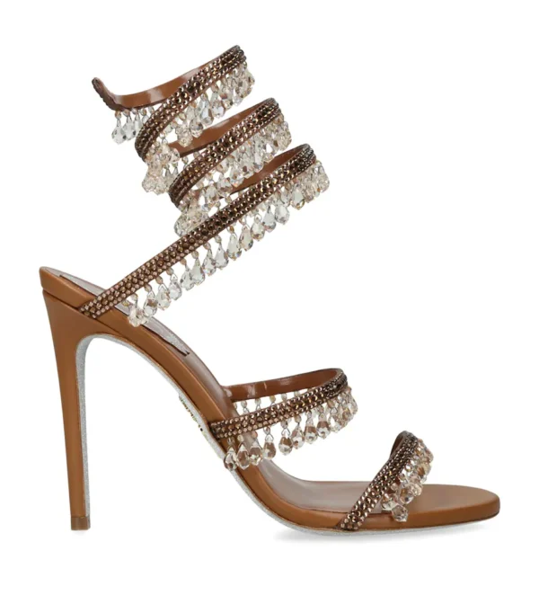 René Caovilla Embellished Chandelier Sandals