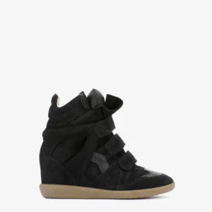 Isabel Marant sneaker bekett aus leder mit keilabsatz