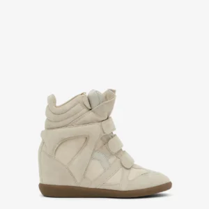 Isabel Marant sneaker bekett aus leder mit keilabsatz