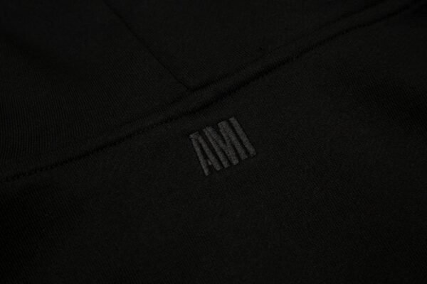 Ami Paris zipped hoodie  - Black - Image 7