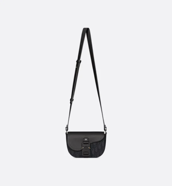 Christian Dior Mini Saddle Messenger Bag with Flap - Image 4