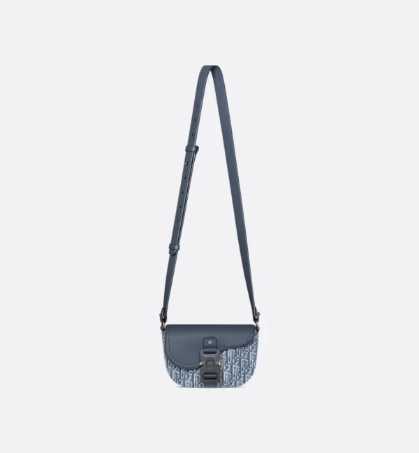 Christian Dior Mini Saddle Messenger Bag with Flap - Image 5