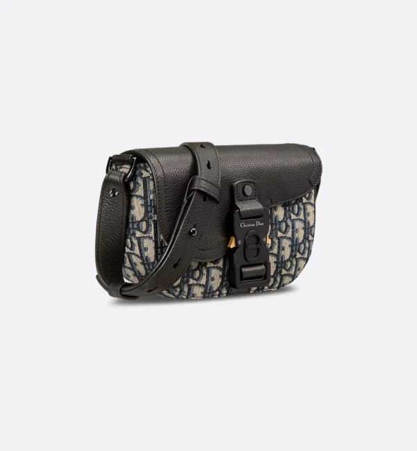 Christian Dior Mini Saddle Messenger Bag with Flap - Image 3