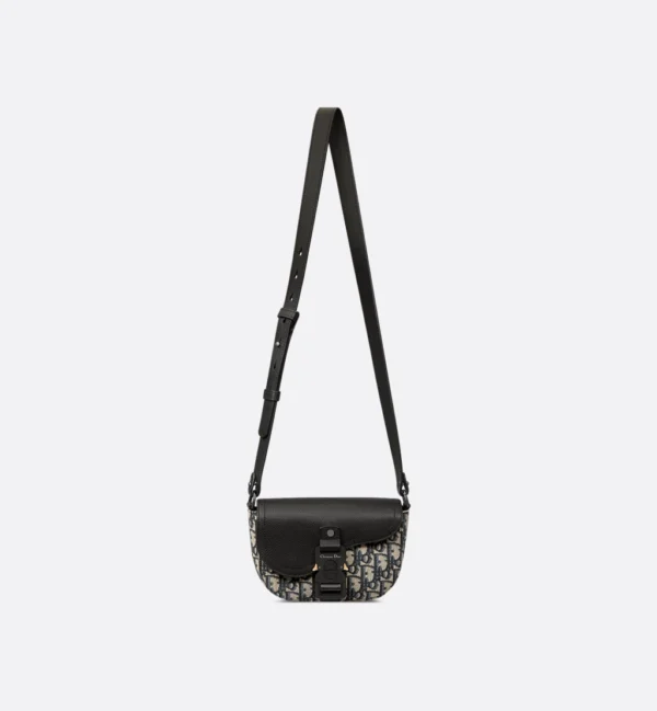 Christian Dior Mini Saddle Messenger Bag with Flap - Image 4