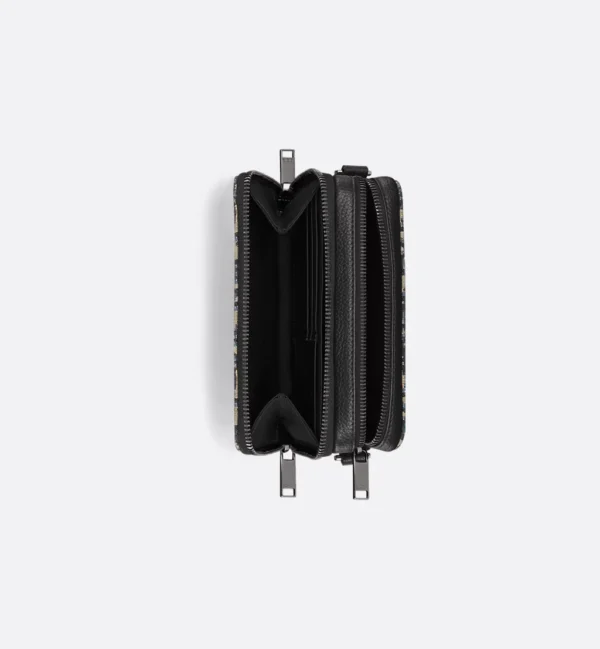 Christian Dior Zipped Pouch with Strap - Image 4