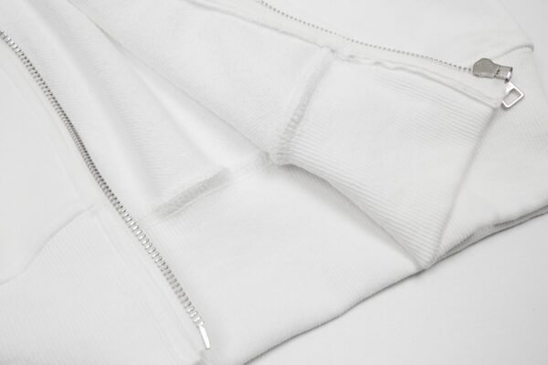 Ami Paris zipped hoodie  - white - Image 9