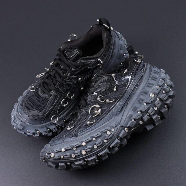 Balenciaga Defender Rubber Platform Sneakers - Image 5