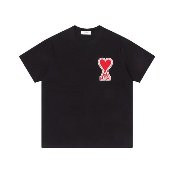 Ami tshirt black red