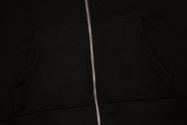 Ami Paris zipped hoodie  - Black - Image 5