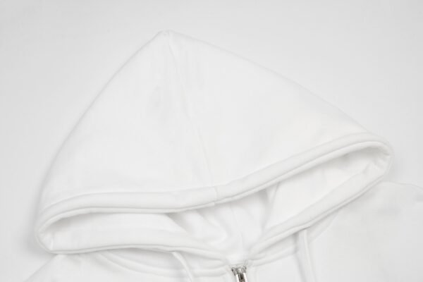 Ami Paris zipped hoodie  - white - Image 8
