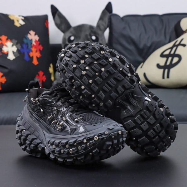 Balenciaga Defender Rubber Platform Sneakers - Image 2