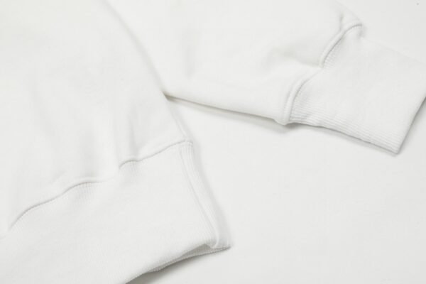 AMI Paris Red ADC Crewneck Sweater White - Image 3