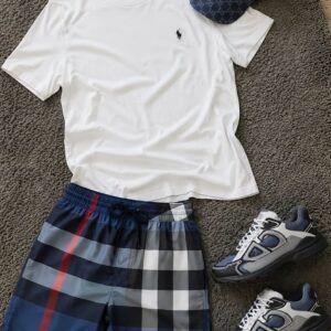 Burberry X Polo - Summer Outfit Blue/White
