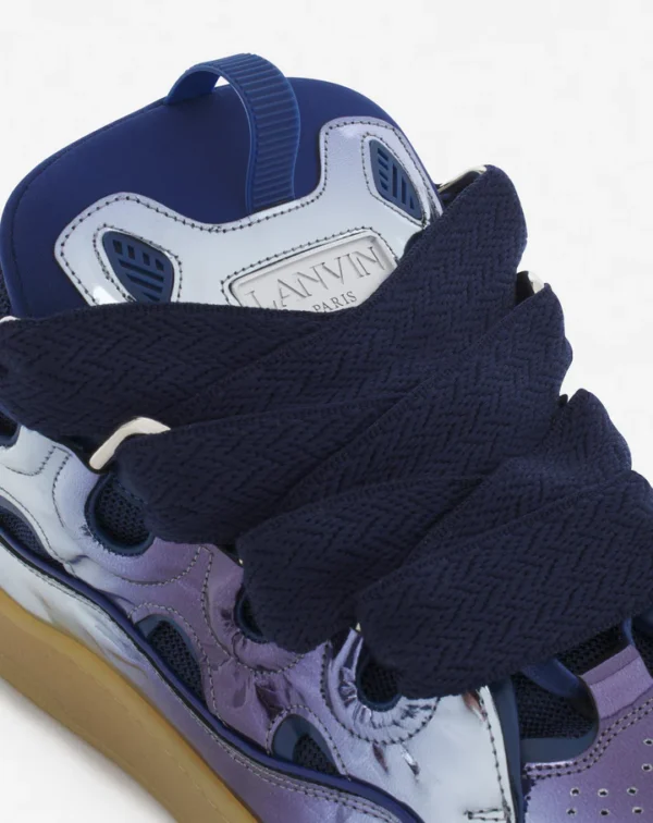 Curb Sneakers In Metallic Leather - Image 6