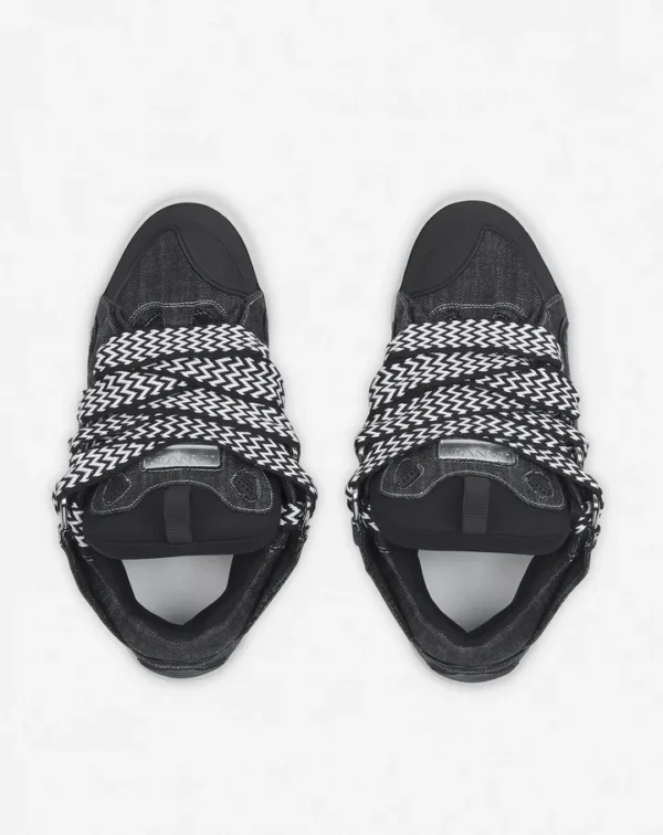 Curb Sneakers In Denim - Image 3