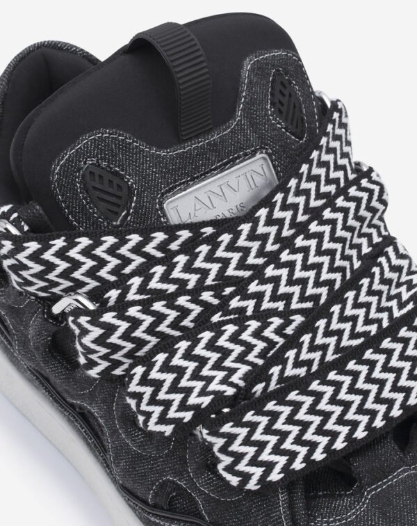 Curb Sneakers In Denim - Image 5