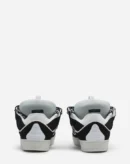 Leather Curb Sneakers Black/White