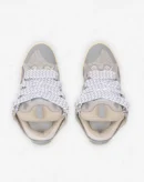Leather Curb Sneakers Grey
