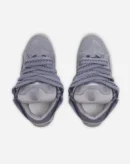 Leather Curb Sneakers Light Grey