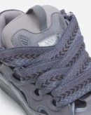 Leather Curb Sneakers Light Grey
