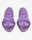 Leather Curb Sneakers Lilac
