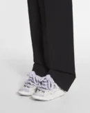 Curb Sneakers In Leather With Snake Laces White