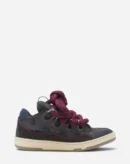 Curb Sneakers In Leather With Snake Laces
