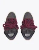 Curb Sneakers In Leather With Snake Laces