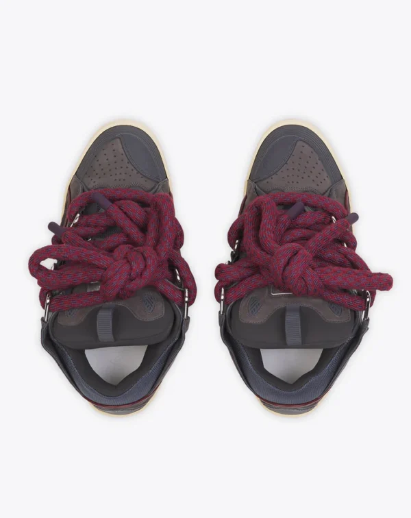 Curb Sneakers In Leather With Snake Laces - Image 3