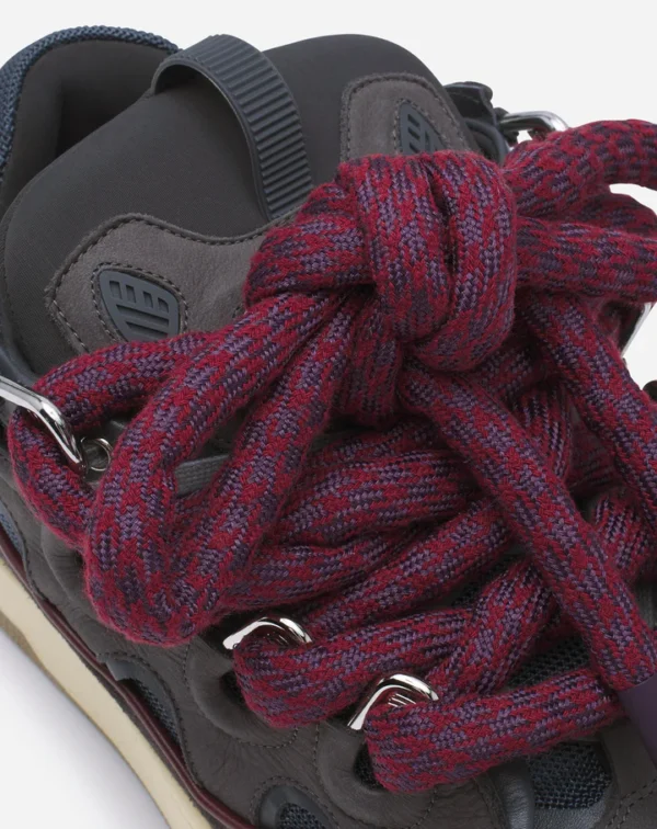 Curb Sneakers In Leather With Snake Laces - Image 5