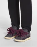Curb Sneakers In Leather With Snake Laces