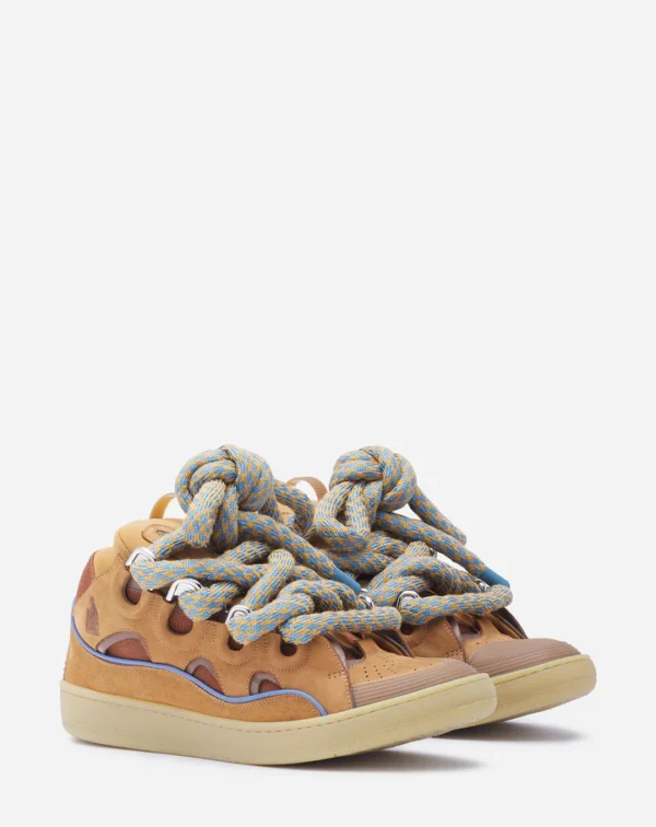 Curb Sneakers In Leather With Snake Laces - Image 2