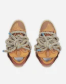 Curb Sneakers In Leather With Snake Laces