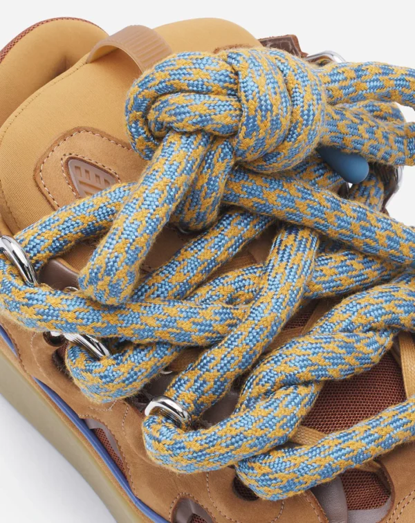 Curb Sneakers In Leather With Snake Laces - Image 5