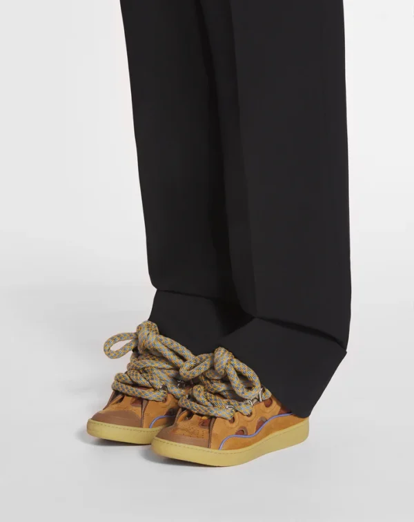 Curb Sneakers In Leather With Snake Laces - Image 6