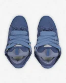 Leather Curb Sneakers Cornflower