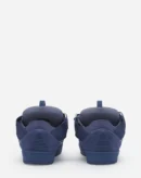 Leather Curb Sneakers Cornflower