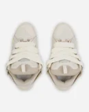 Leather Curb Sneakers Peach