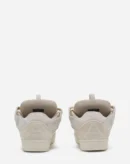 Leather Curb Sneakers Peach