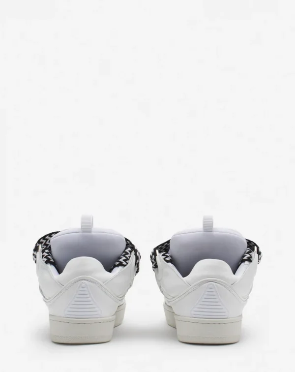 Lanvin X Future Curb 3.0 Leather Sneakers For Men - Image 3