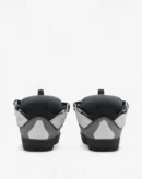 Leather Curb Sneakers White/Anthracite