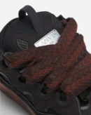 Leather Curb Sneakers Dark Brown