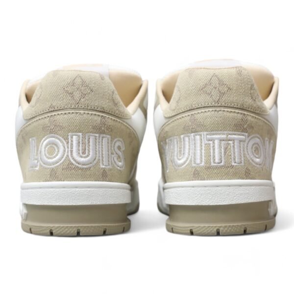 LV Trainer Sneaker White/Beige - Image 8