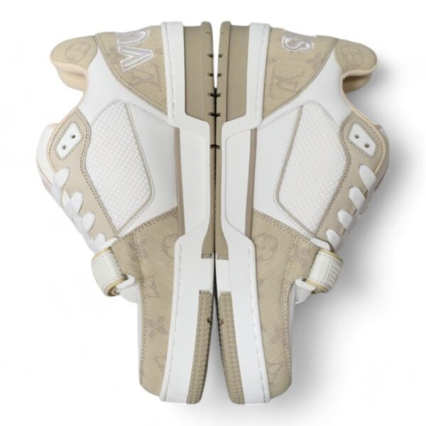 LV Trainer Sneaker White/Beige - Image 6