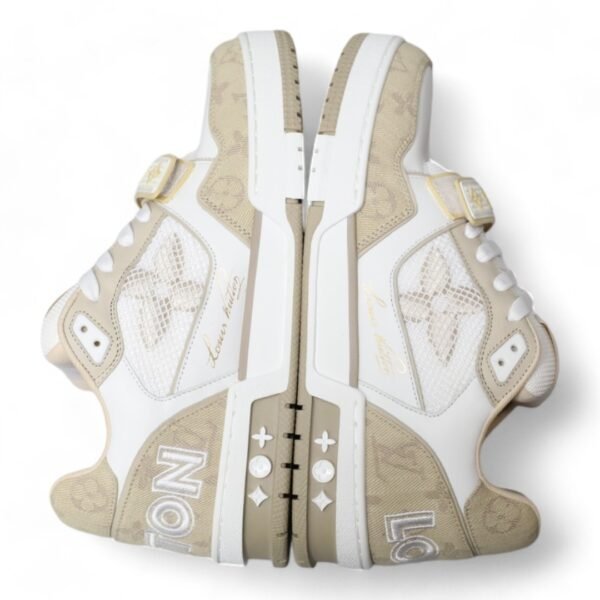 LV Trainer Sneaker White/Beige - Image 4