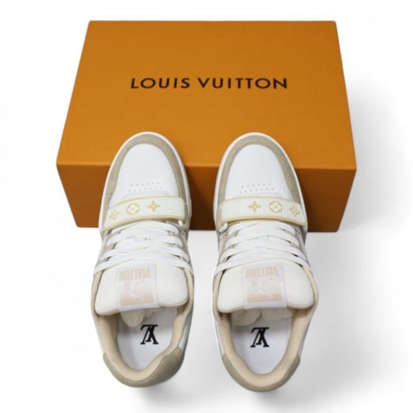 LV Trainer Sneaker White/Beige - Image 3